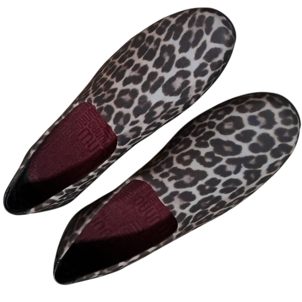 Munro Iriana Traveler Flats Leopard Print Comfort Slip On Shoes Size 5M - Picture 5 of 16